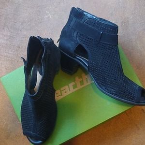 EARTH Peep Toe Bootie- Like New